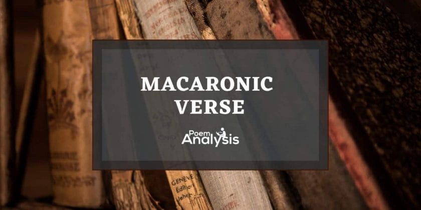 Macaronic Verse definition and examples