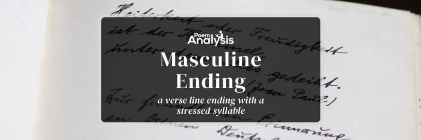 Masculine Ending Definition and Examples