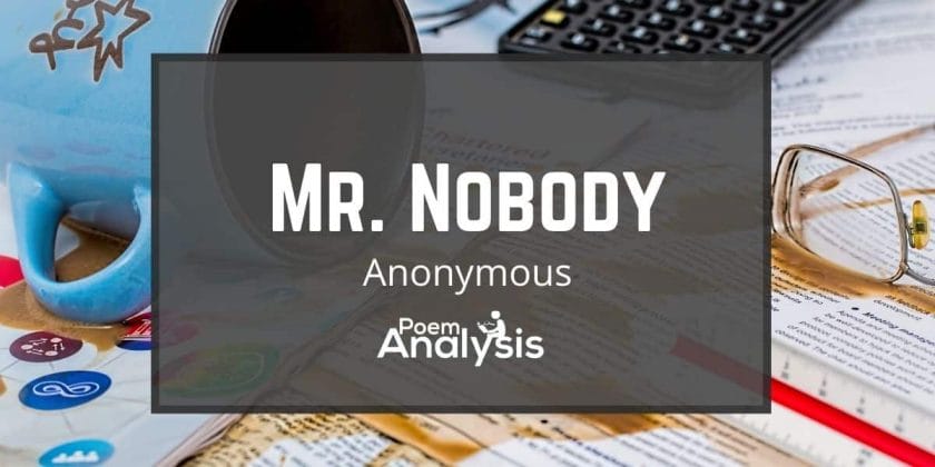 Mr. Nobody by Anonymous
