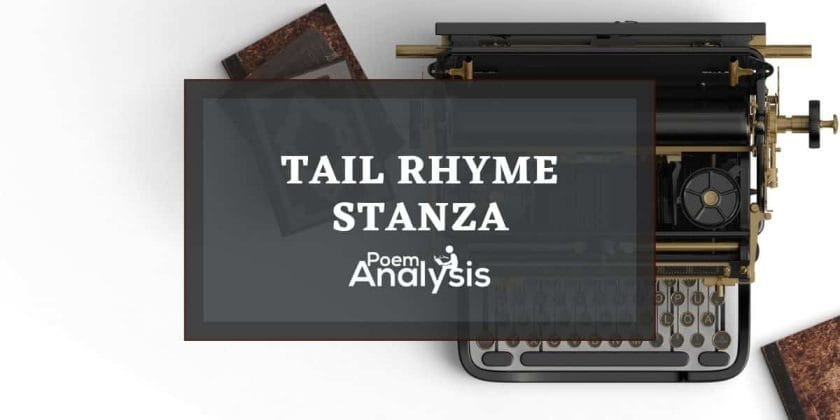 Tail Rhyme Stanza definition and examples