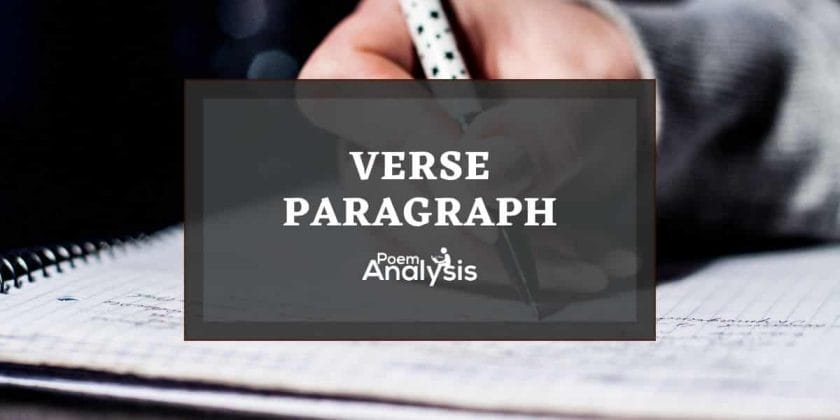 Verse Paragraph definition and examples