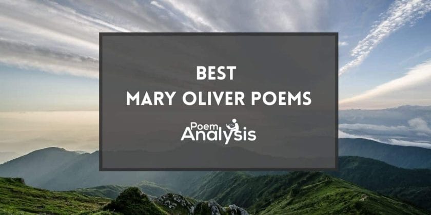 Best Mary Oliver Poems