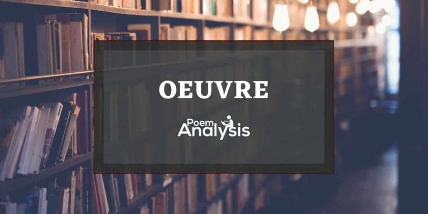Oeuvre Definition, Meaning, and Examples
