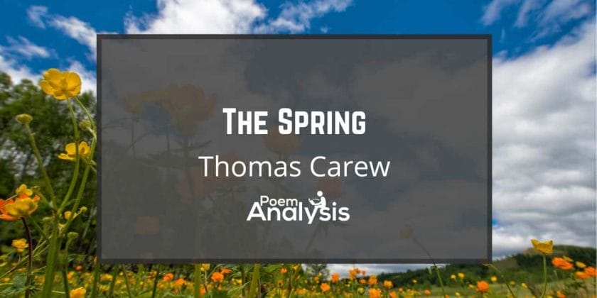 The Spring by Thomas Carew