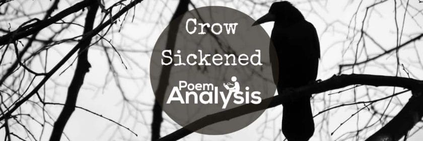 Crow Sickened by Ted Hughes