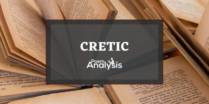 Cretic metrical foot definition and examples