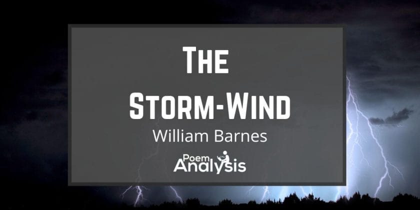 The Storm-Wind by William Barnes