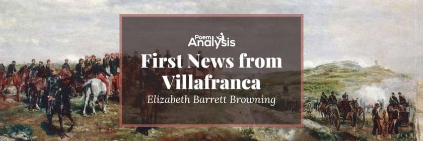 First News from Villafranca by Elizabeth Barrett Browning