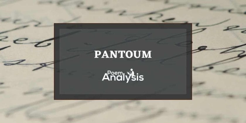 Pantoum Definition and Examples