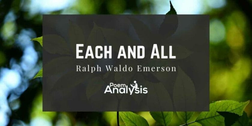 Each and All by Ralph Waldo Emerson