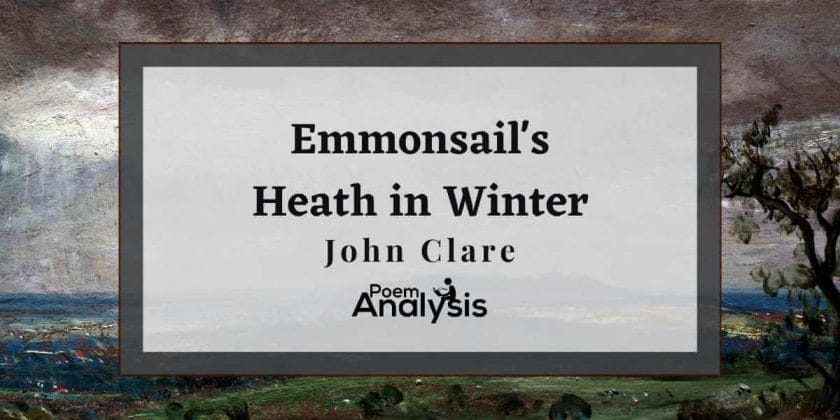 Emmonsail’s Heath in Winter by John Clare