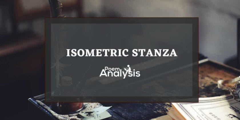 Isometric Stanza Definition and Examples