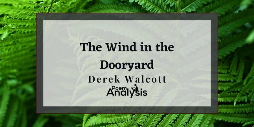 The Wind in the Dooryard by Derek Walcott