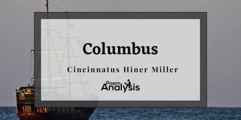 Columbus by Cincinnatus Hiner Miller