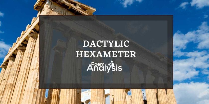 Dactylic Hexameter Definition and Examples