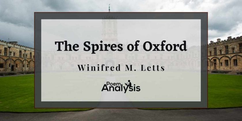The Spires of Oxford by Winifred M. Letts