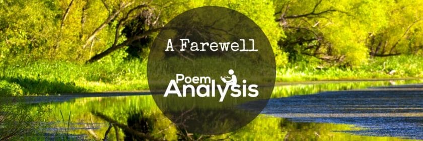 A Farewell by Alfred Lord Tennyson