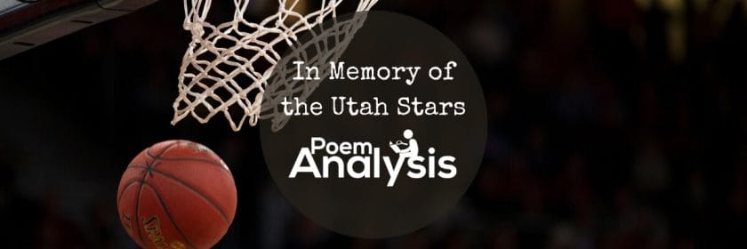 In Memory of the Utah Stars by William Matthews