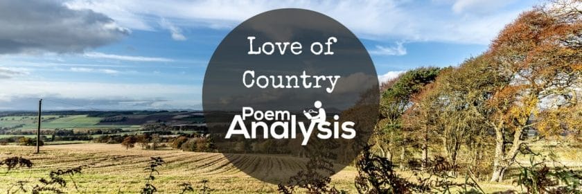 Love of Country by Sir Walter Scott