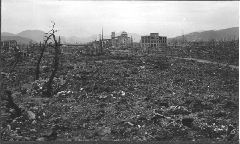 Hiroshima after Nuclear Bomb