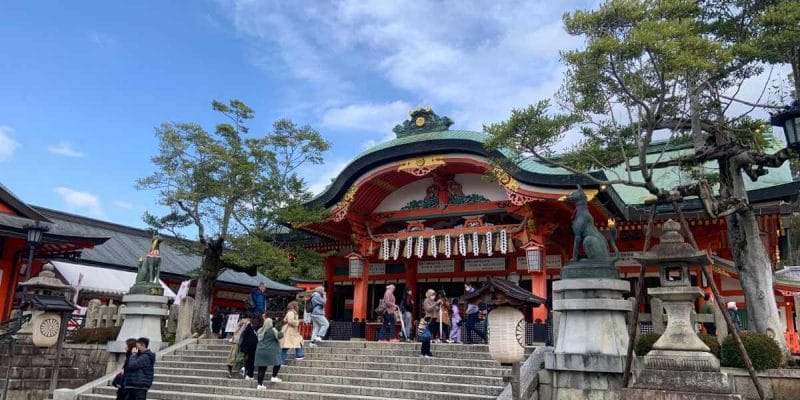 A traditional Japanese temple