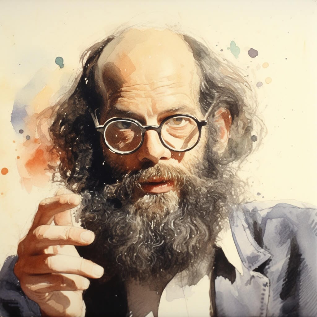 Allen Ginsberg Portrait