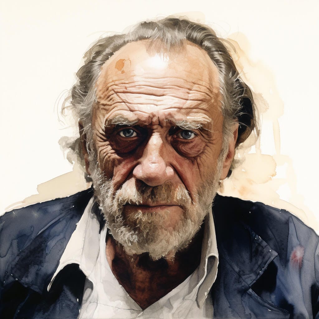 Charles Bukowski Portrait