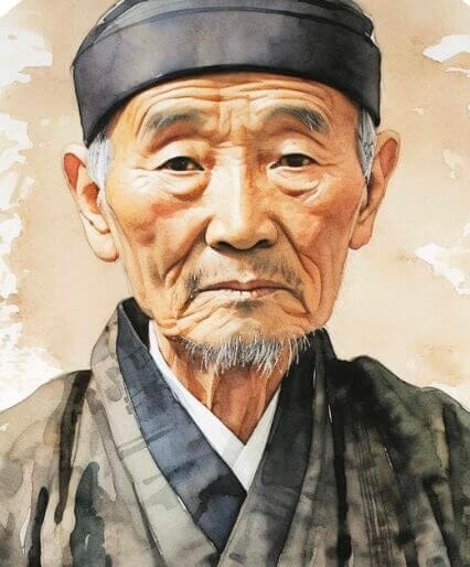Matsuo Bashō Portrait Illustration